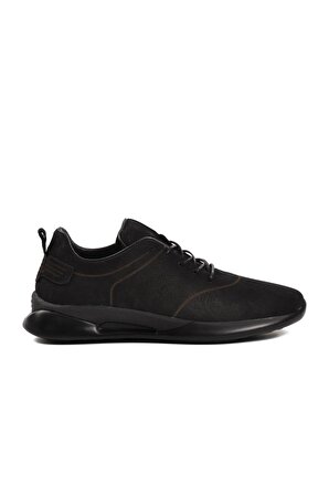 Stepica N434 Siyah Nubuk İçi Dışı Hakiki Deri Erkek Casual Ayakkabı