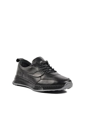 Stepica N424 Siyah İçi Dışı Hakiki Deri Erkek Casual Ayakkabı