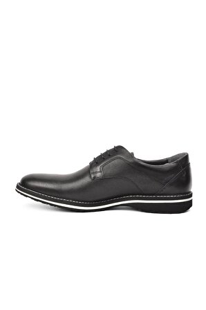 Fosco 3224 A-Siyah Hakiki Deri Erkek Casual Ayakkabı