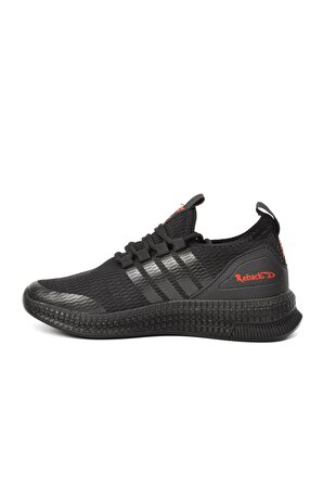 Stepica 4242 Siyah-Siyah Fileli Yazlık Kadın Spor Ayakkabı