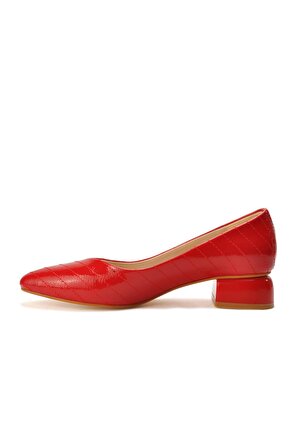 Esstii 124 Kırmızı-Rugan Kadın Günlük Ayakkabı