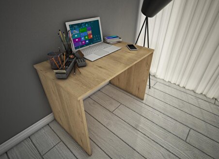 Bicabin Homely Desk Çalışma Masası Laptop / Ofis / Ders Masası (Lefkas Meşe) 60 x 90