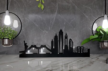 M&C Concept City 5'li Metal Mumluk - Siyah