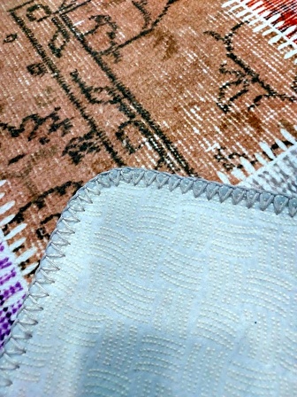 Patchwork Kaymaz Taban Yolluk, Kaymaz Halı (80x500)