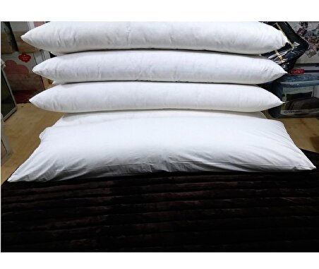 Karı Koca Yastığı, Doğal Pamuk Yastık, Double Size Uzun Maxi Boy Yastık (50x150)