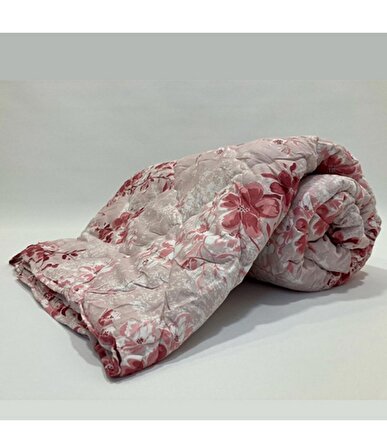 Mandaş Tekstil-Güneş Pamuklu Kumaş Tek Kişilik Desenli Silikon Yorgan (155x215)