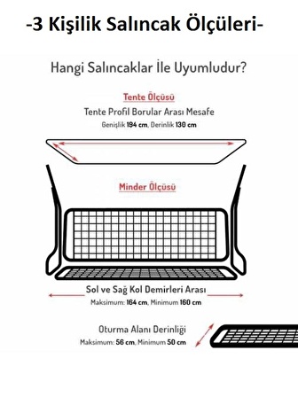 Mandaş Süngerli 3 Kişilik Salıncak Minder Seti (Pamuklu Kumaş)-İngiliz Gülü Mavi