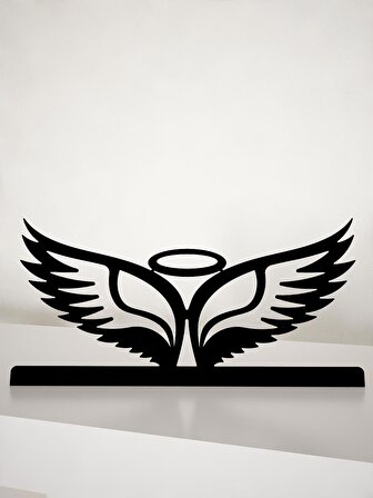M&C Concept Angel Metal Masa Süsü - Biblo - Siyah