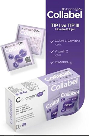 Collagen Life Pro | Pratik Toz Kolajen | Collabel 60 Şaset