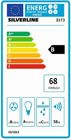 Silverline 3373 90 CM Davlumbaz Beyaz