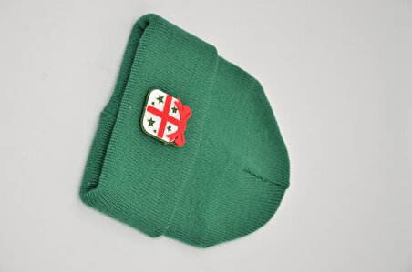 Mottomia Yılbaşı Özel Koleksiyonu Hediye Paketi Figürlü Koyu Yeşil Renk Hediyelik Bere