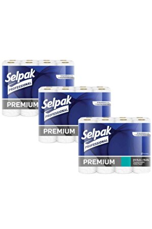 Selpak Professional Premium Tuvalet Kağıdı 3 x 24 Rulo