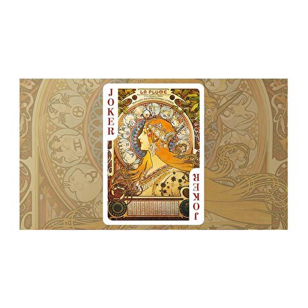 Mucha Princess Hyacinth Silver Edition Oyun Kağıdı Limited Edition Koleksiyonluk iskambil Kartları D