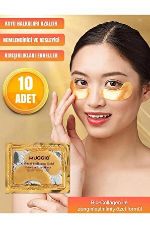 Muggio Altın Maske ( Göz Altı Için ) 10 Adet