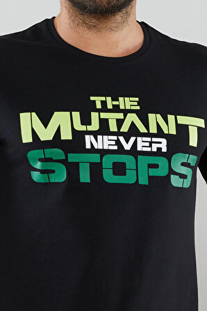 Mutant Dynamic - Baskılı Erkek Slim Fit T-shirt