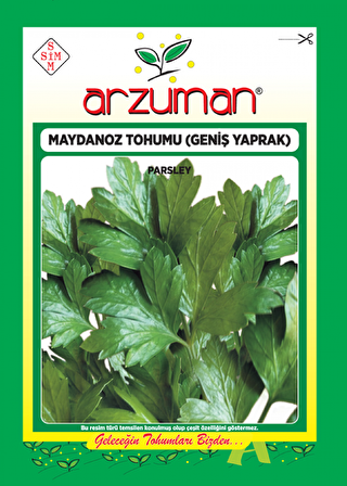 Arzuman Maydonoz Tohumu( Geniş Yaprak)( 12.500 Adet Tohum)