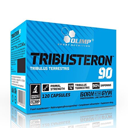 Tribusteron 90 120 Kapsül Saponin Takviye Gıda Vitamin Performans Güç