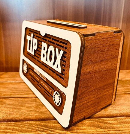 Myk Hediyelik Tip Box Bahşiş Kutusu Nostaljik Radyo Görünümlü