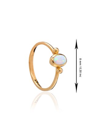 Opal Taşlı Yüzük