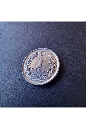 1984 alüminyum 1 lira ÇİL eski madeni para