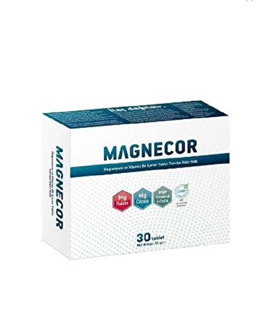 Magnecor ,Magnezyum ve B6 Vitamini İçeren Gıda Takviyesi