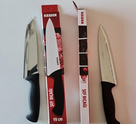 Kesser Şef Bıçağı 19 cm Çelik 5 Yıl Garantili 1 Adet