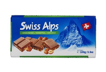 Swiss Alps Fındıklı Çikolata 100 G x 2 Adet