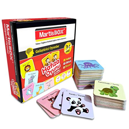 Hafıza Oyunu MartisBOX Çocuk Kutu Oyunları