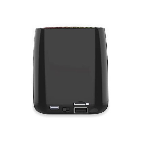Ev Müzik Kutusu Kablosuz RGB Işık Taşınabilir Masa Mini Bluetooth Subwoofer Hoparlör