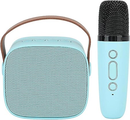 Karaoke Bluetooth Speaker Hoparlör Taşıma Aparatlı Mikrofonlu