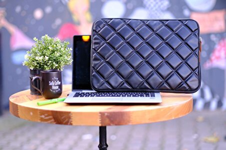 MettBag Macbook Air Pro 13.3 " & 14 " Inç Laptop Kılıfı Siyah