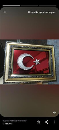 Filografi Türk bayrağı
