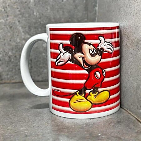 Mickey Mouse 3 Boyutlu Baskılı Kupa