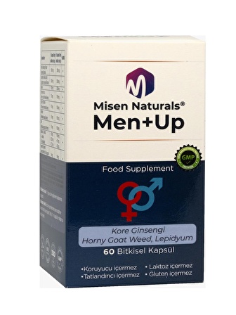 Men+Up, Ginseng,Horny Goat,Lepidyum 60 Kapsül