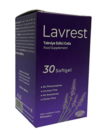 Lavrest Lavanta Yağı 30 Softgell