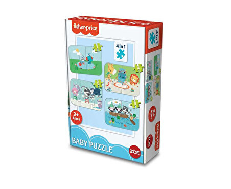 Fisher Price Baby Puzzle 2 Yaş+(4 in 1)