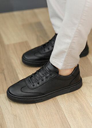 Hakiki Deri Sneaker Günlük Rahat Erkek Ayakkabı Lauker01