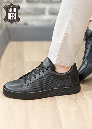 Hakiki Deri Günlük Rahat Erkek Sneaker Ayakkabı Toco5412