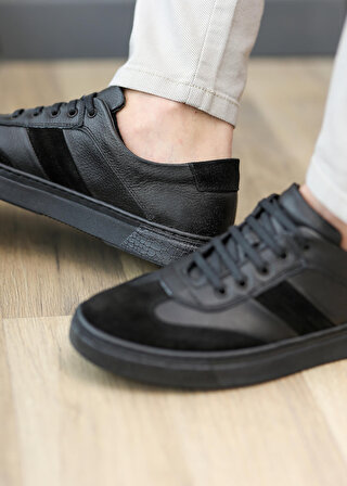 Hakiki Deri Rahat Günlük Sneaker Ayakkabı Pica8554