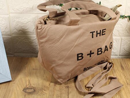 Kadın Bez-Kumaş Tote Bag The B+Bag El-Kol-Omuz Çantası