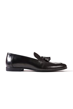 Siyah Hakiki Deri Klasik Erkek Ayakkabı