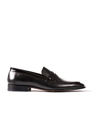 Beyoğlu Siyah Hakiki Deri Klasik Erkek Ayakkabı