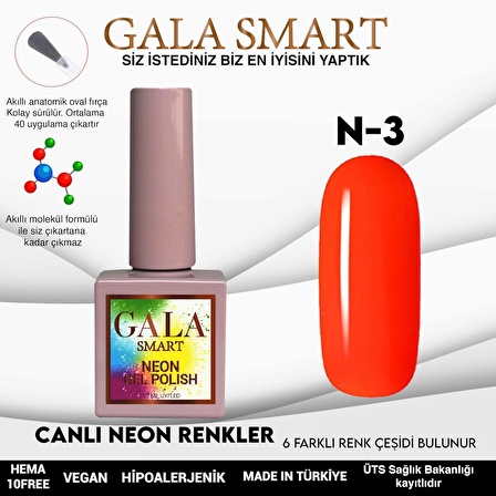 GALA SMART NEON SERİ KALICI OJE N3