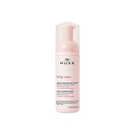 Nuxe Very Rose Tüm Ciltler için Temizleyici Yüz Temizleme Köpüğü 150 ml 