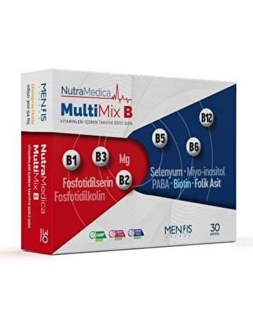 Mensis NutraMedica MultiMix B 30 Kapsül