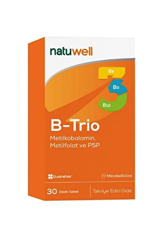 Natuwell B-Trio Dilaltı Tablet 30 Adet