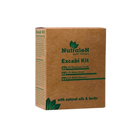 Pure Nature Excabi Kit With Natural Oils & Herbs Cilt Bakım Seti 