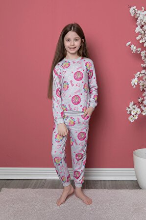 Barbie Baskı Pijama Takım