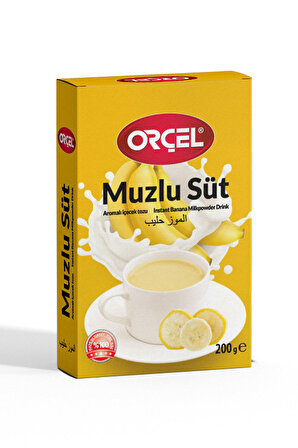 Orçel Nane Limon + Muzlu Süt Aromalı İçecek Tozu Oralet Çay 2x200gr.