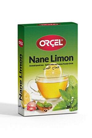 Orçel Nane Limon + Muzlu Süt Aromalı İçecek Tozu Oralet Çay 2x200gr.